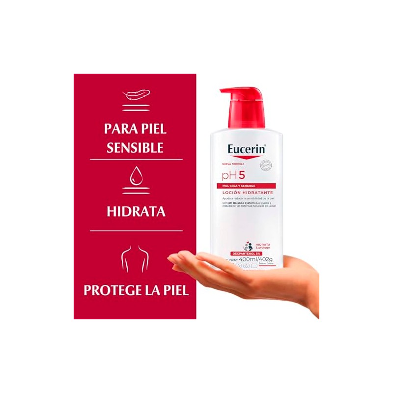 Eucerin Ph5 Crema Corporal Para Piel Sensible O Seca, 400