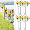 FoldTier 108 Pcs/12 Sets Sunflower Mason Jar Wedding Aisle Decorating