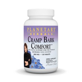 PLANETARY HERBALS, Cramp Bark Comfort™ - 120 tabs (800MG)
