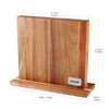 hecef Magnetic Knife Block Holder Rack Magnetic Stands with Strong