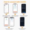 Smart Radiator Thermostat with App WLAN ANTELA Digital Display to