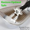Golf Club Groove Sharpener Tool – 6-Head Cleaner for Wedges