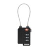 Lock Padlock Travel Dial Wire Lock PIN for Luggage, Suitcase,
