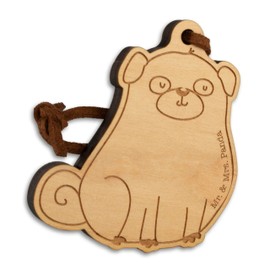 Mr. & Mrs. Panda Animal Keyring Pug Gift Dog Animal Key Ring Cute Sayings Dog Breed Love, neutral