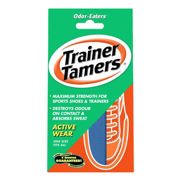 Odor-Eaters Trainer Tamers, Odour-Destroying, Super Strength Insoles, for Active wear, Pack of 6