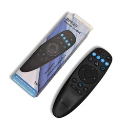 BOXPUT BPR2S BT Voice Remote Control Air Mouse Remote Control Replacement with 6-Axis Gyro Support IR Learning TV 4 Keys IR Isolation for Android TV Box ATV Devies(Not Included Batteries)