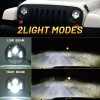Unbranded Newest 7" Round Led Headlight Hi-Lo for Jeep Wrangler