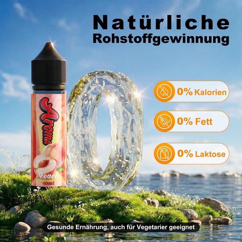 Food Flavour 5 x 10 ml, Intensive Aroma Concentrate, Ideal
