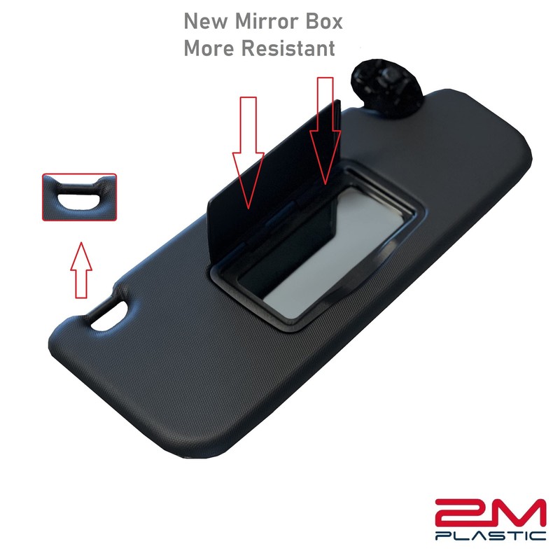 Sun Visor Fits for Chevy Cruze 2017 2018 Pair Set