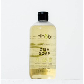 DINOBI Skin Sensitive Dish Soap w/Lemongrass – Clean, Plant Based, and Sulfate-Free 16 Ounce | Environmentally Friendly, Hypoallergenic and Skin Safe, Vegan (Lemongrass Dish Soap, 1)