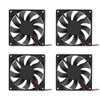 4pcs 80 x 80 x 15 mm Fan 12 V