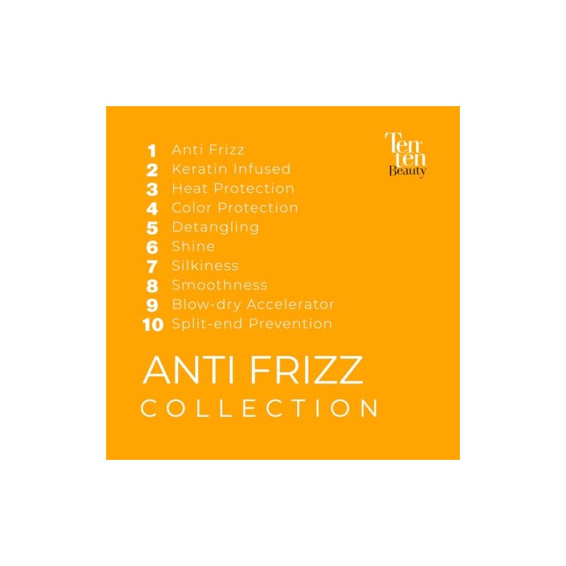 TEN TEN Mascarilla Anti Frizz Keratina Tarro 400 ml