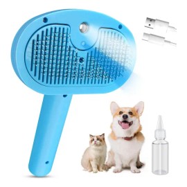 Cepillo De Vapor 4 En 1 Para Perros Y Gatos Con Peine Autoli