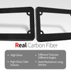 Real Carbon Fiber Motorcycle License Plate Holder(Black)
