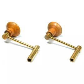 FindingKing Grandfather Clock Crank MainSpring Winder Keys 14 & 13 Clock Tools Kit 2 Pcs
