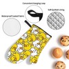 Cute Yellow Duck Oven Mitts and Pot Holders Set of