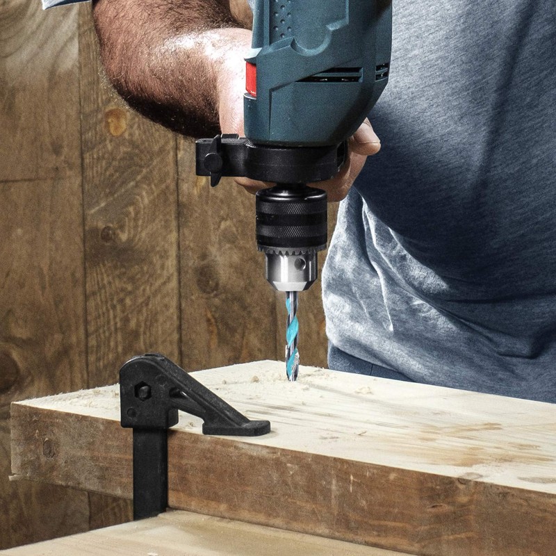 EZARC 5-Piece Concrete Drill Set, Drill Bit, Hexagonal Shaft, Carbide