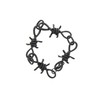 Zac's Alter Ego Barbwire Chain Bracelet - Black or SIlver