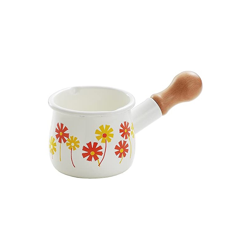 Tamahashi ADR-11 Mini Enameled Milk Pan, 18.7 fl oz (550