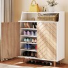 YITAHOME Shoe Cabinet with Doors, 5-Tier Shoe Storage Cabinet with