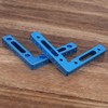 2Pcs/Set Aluminum Alloy Carpenter 90 Degree Right Angle Positioner Clamps