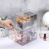 TOLIDA Acrylic Desk Organiser with 4 Drawers for Glasses, Pens,