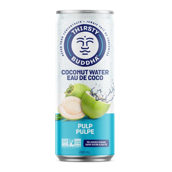 Thirsty Buddha Coconut Water With Pulp 490mL