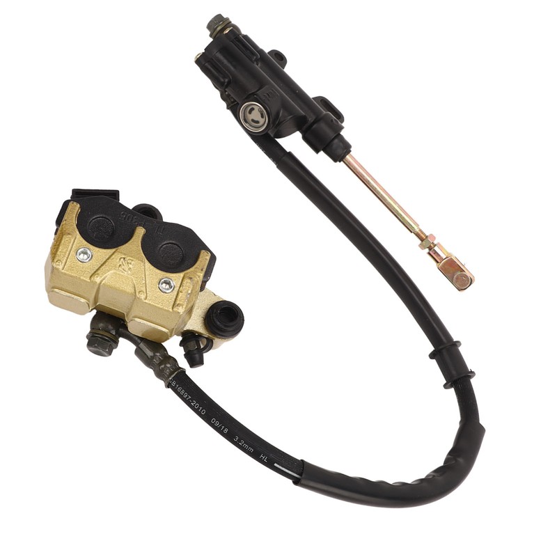 Hydraulic Rear Disc Brake Caliper System With Brake Pads Replacement
