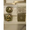 Omnia Passage Latch set/ 2-3/8" BS Satin Nickel 925 w/
