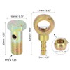 X AUTOHAUX 12 mm Banjo Hose Bolt Washer Fitting Metal