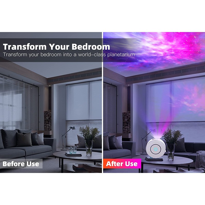 Anyuainiya Star Projector Galaxy Light for Bedroom, Smart APP &
