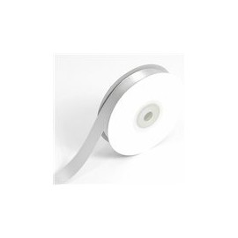 Silver Double Faced Satin Ribbon 16mm width- 25 Meters (full reel) crafts gift wrap floristry