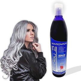 DConde Shampoo Matizador Morado sin sales ni parabenos para Cuidado de Cabello Platinado, excelente matizador de canas elimina visos amarillos y...   
