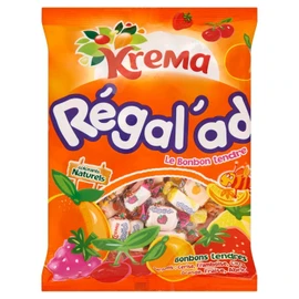 Krema Regal'ad Fruit Chewy Candy From France 150 Gr (2 PACK)