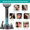 VGR 625 3-in-1 Men's Intimate Shaver, Wireless Body Razor