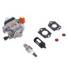 String Trimmer Carburetor Replacement 41801200610 Spark Plug Fuel Filter Gasket