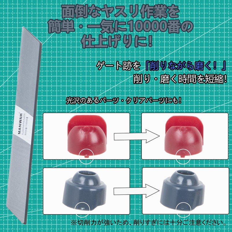 AKEIE Glass File, Plastic Model, For Plastic Model, File Gunpla,