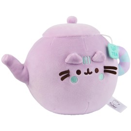 GUND Pusheen’s Kitchen: Teapot Squisheen Plush, Squishy Toy Stuffed Animal for Ages 8 and Up, Purple, 6”