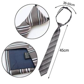YFFSFDC Ribbon for School Uniforms, Necktie, Accessories, DK JK, School Ribbon, Junior High School Students, Senior High School Students, Boys, Girls, Multicolored, gray