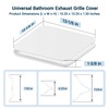 FG701S Square Bathroom Exhaust Fan Grille Cover Replacement, Ventilation Fan