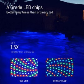 LED Pool Light Bulb for inground Pool - 120V 40W PRO Color Changing Pool Bulb Replacement for Pentair Hayward Pool Light Fixture