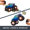 Hot Wheels Monster Trucks 1:15 Scale Mega-Wrex Alive Battery-Powered RC