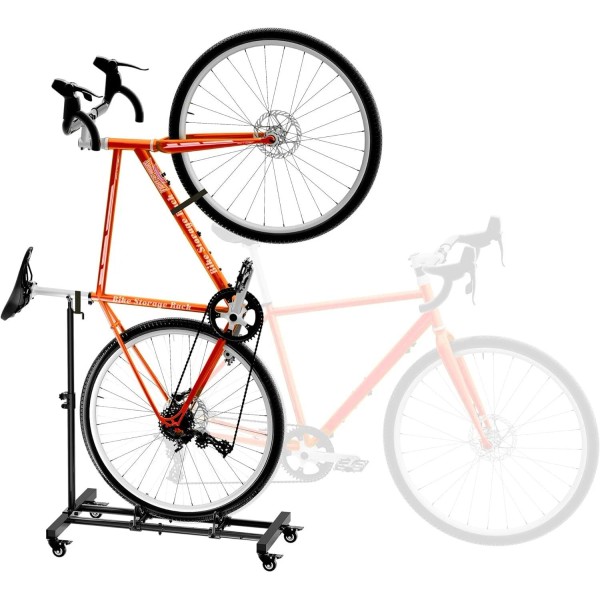 Unbranded Vertical Bike Stand Indoor Storage Rack Holder with Adjustable