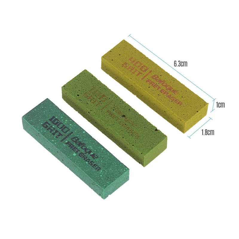 Guitar Fret Polishing Erasers Abraisive Rubber blocks for Polishing Fret