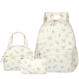 HowFly Corduroy Kids Backpack 3-in-1 Set 15" with Lunch Box School Bag