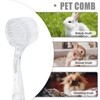 Yulaexie 3 Pck Hamster Bath Brush Massage Combs, Reptile Cleaning