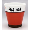 Aiwa Hasamiyaki 505576 Free Cup Cat Red