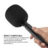Wireless Mic Handheld Adapter with Windshield Foam Lightweight Interview Microphone