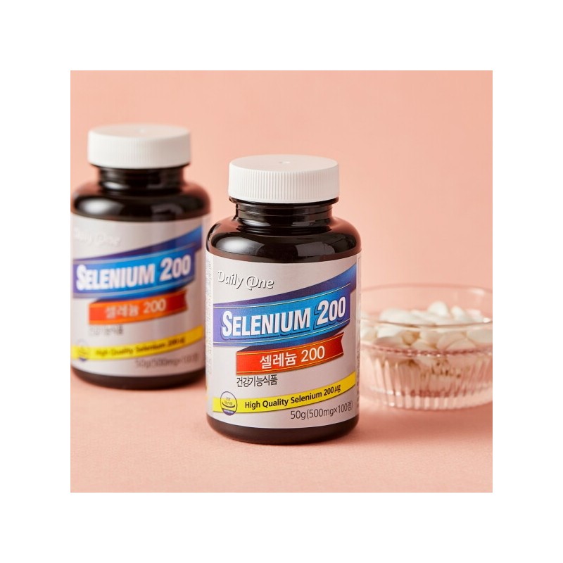 Daily One Selenium 200 Selenium Supplement Large Capacity 500mg X