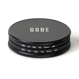 Gobe 86mm UV + Circular Polarizing (CPL) Lens Filter Kit (3Peak)